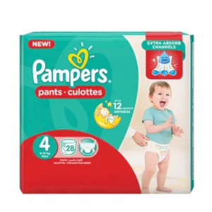 COUCHES PAMPERS 26PANTS N4 MAXI