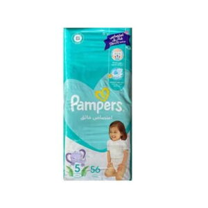 COUCHE BEBE PAMPERS JUNIOR N5 56U