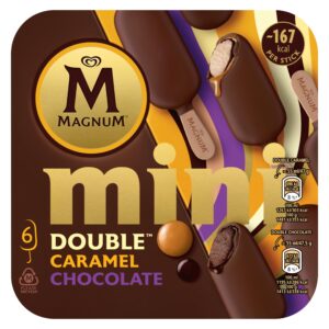 MAGNUM MINI DOUBLE CHOCOLATE CARAMEL X6