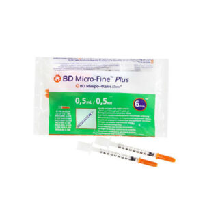 BD SERINGUES 0,5ML MICRO FINE PLUS