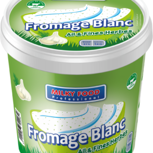 FROMAGE BLANC AIL ET FINES HERBES MILKY FOOD 1KG