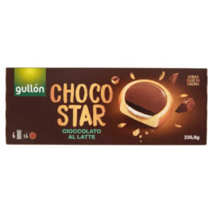 CHOCO STAR CIOCCOLATO AL LATTE GULLON X6 235.8G