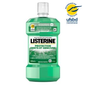 BAIN BOUCHE LISTERINE PROTECTION DENTS ET GENCIVES 500ML