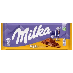 MILKA TRIPLE CARAMEL 90G