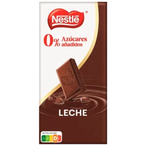 CHOCOLAT LECHE NESTLE 0 SUCRE 115G