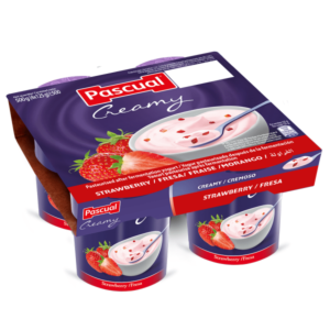 YAOURT CREAMY FRAISE PASCUAL 4X125G