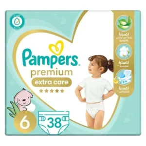 COUCHE BEBE PAMPERS PREMIUM 38C N6