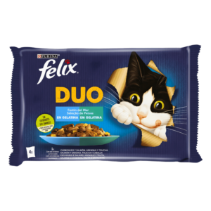 PATE CHAT DUO FESTIN DEL MAR FELIX 4X85G