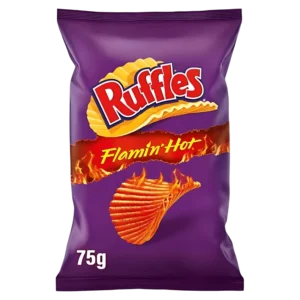 CHIPS RUFFLES FLAMIN HOT 75G