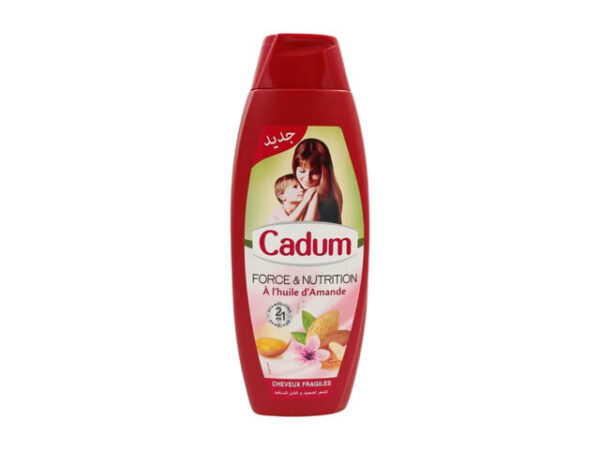 SHAMPOO CADUM FORCE & NUTRITION A L'HUILE D'AMANDE CHEVEUX FRAGILES 380ML