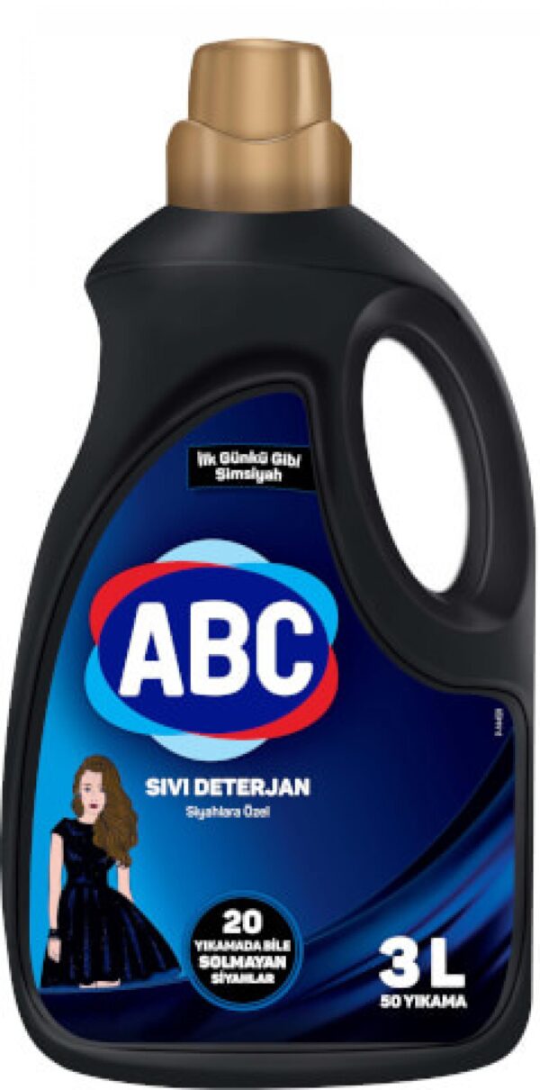 LIQUIDE VAISSELLE ABC BLACK 3L