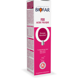 BIOFAR FER-ACIDE FOLIQUE BTE20