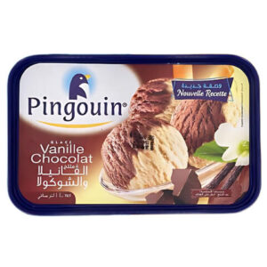 PINGOUIN GLACE BOITE VANILLE CHOCOLAT  1L