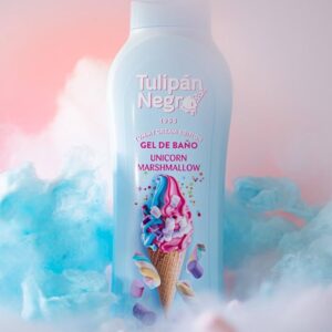 GEL DOUCE UNICORN MARSHMALLOW TULIPAN NEGRO 650ML