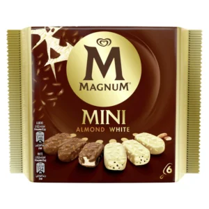 MAGNUM MINI ALMOND WHITE 6P 259.8G