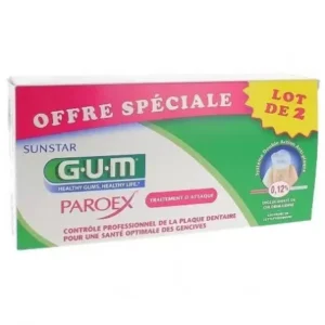 GUM DENTIFRICE PAROEX PACK DUO 75ML