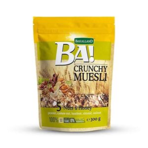 CRUNCHY MUESLI 5 NUTS ET HONEY HONEY BA 300G