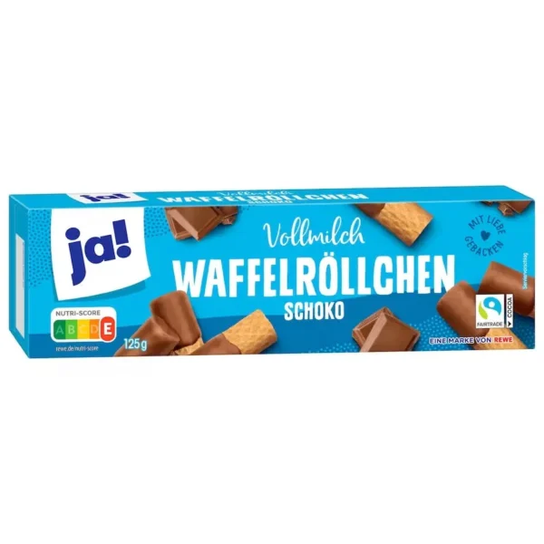 WAFFELROLLCHEN SCHOKO 125G