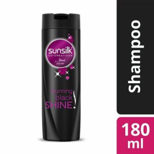 SHAMPO BLACK SHINE SUNSILK 180ML