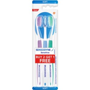 BROSSE SOFT 3 PACK SENSODYNE