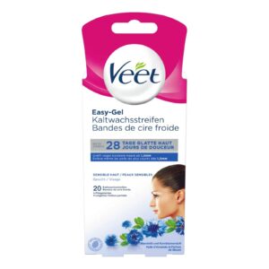 VEET BANDES DE CIRE PEAUX SENSIBLES POUR VISAGE