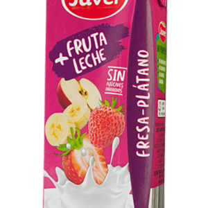 JUS JUVER FRESA-PLATANO FRUTA+LECHE 200ML