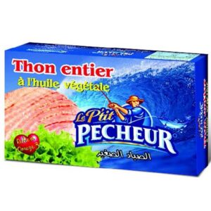 FILLET DE THON A HUILE VEGETALE LE PTIT PECHEUR 125G