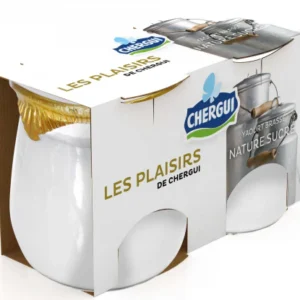 LES PLAISIRS DE CHERGUI NATURE SUCRE 2X125