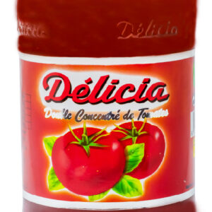 DOUBLE CONCENTRÉ DE TOMATE DELICIA 580G