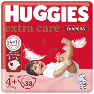 COUCHE BEBE HUGGIES +4 EXTRA 38P