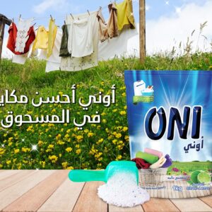 POUDRE LESSIVE A MAIN CITRON 1KG ONI