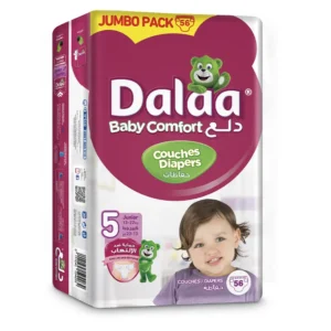 COUCHE BEBE N5 DALAA JUMBO JUNIOR 56U 15-28KG