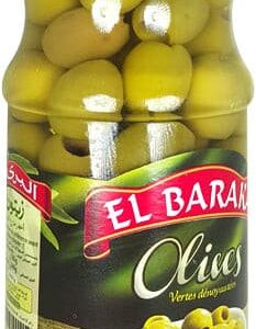 OLIVES VERTS DENOYAUTEES  EL BARAKA 400G