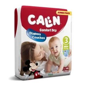 COUCHE BEBE JUMBO PACK CALIN MIDI N3 68U