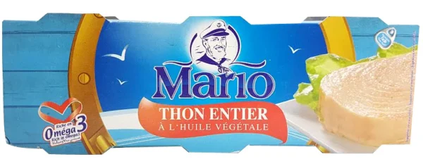 THON A HUILE VEGETALE MARIO 3X80G