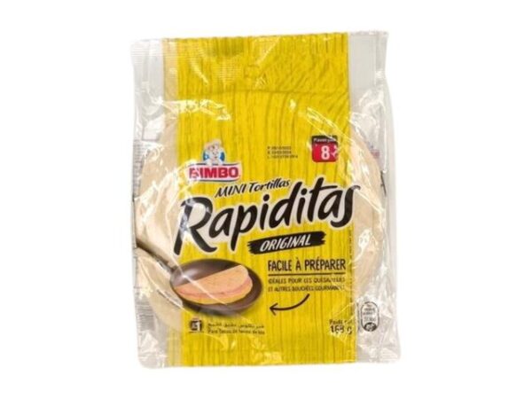 RAPIDITAS MINI TORTILLAS BIMBO 168G