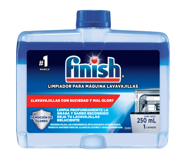 FINISH LIMPIADOR PARA MAQUINA LAVAVAJILLAS 250ML