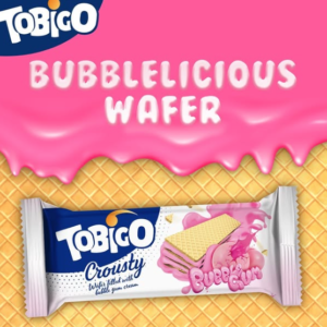 BISCUIT BUBBLE GUM CROUSTY TOBIGO 45G