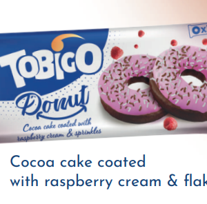 DONUT TOBIGO RASPBERRY & CHOCO 60G