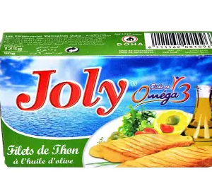 FILETS DE THON OMEGA 3 JOLY 125G