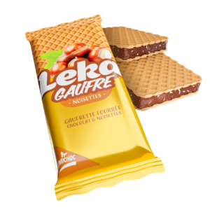 BISCUIT LEKA GAUFRE NOISETTES 29G