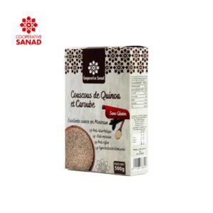 COUSCOUS DE QUINAO ET CAROUBE SANS GLUTEN SANAD 500G