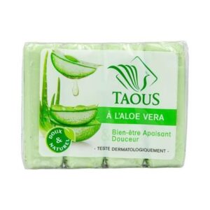 SAVON TAOUS ALOE VERA 4X120G