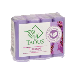 SAVON LAVANDE TAOUS 4X120G