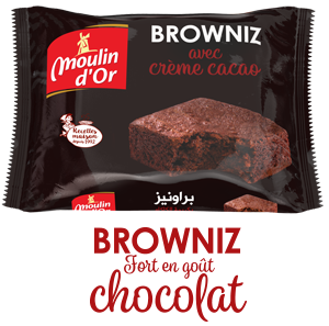 BROWNIZ CACAO MOULIN DOR 60G