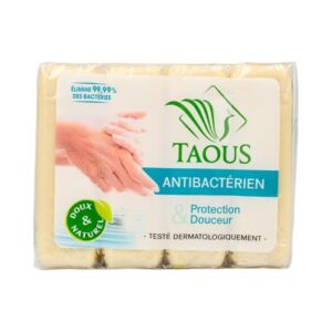 SAVON TAOUS ANTIBACTERIEN 4X120G