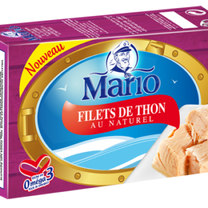 FILETS DE THON AU NATUREL MARIO 125G