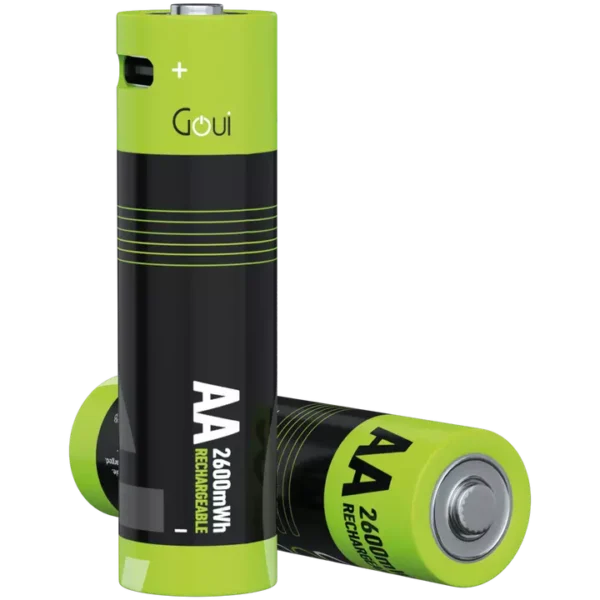 GOUI RECHARGEABLE AA BATTERY 2 ANS GARANTIE