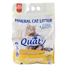 LITIÈRE MINÉRALE QUATY CLEAN SENTEUR CITRON 5L