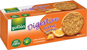 GULLON DIGESTIVE AVENA NARANJA 425G--